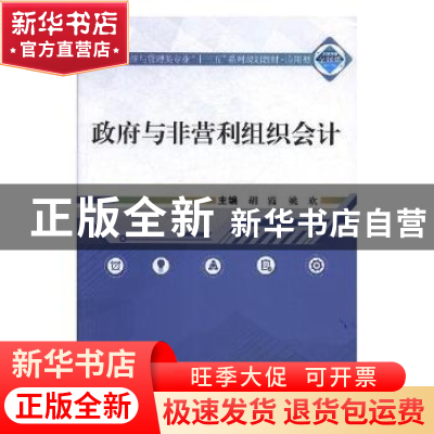 正版 政府与非营利组织会计 胡霞 姚欢 编 武汉大学出版社 978730