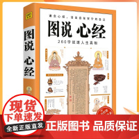 正版 图说心经 说透人生真相 般若波罗蜜多心经大般若经佛法入门书籍图解经典系列佛教金刚经楞严经紫图