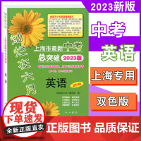 2023版灿烂在六月英语 上海初三英语中考总突破 专适150分制初三中考、第二轮总复习 上海中考英语总复习用书后有答案