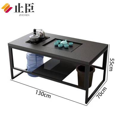 止臣 茶几 办公茶几条几长茶几双层茶几 1.3米