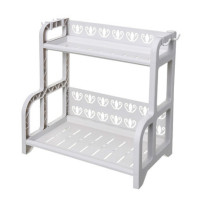 厨房多层塑料置物架 调料调味瓶储物收纳架厨具收纳架 落地收纳架