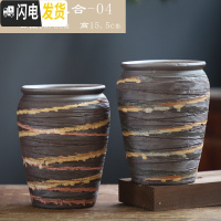 三维工匠手造多肉花盆大粗陶透气复古创意个性老桩肉肉植物高盆大口径 DL手造-09组合2个 中等花盆容器