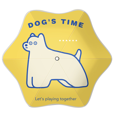 防回弹全自动钢骨伞架 安全反光-黑胶布 塑胶手柄 YF-T2023003 晴雨两用伞