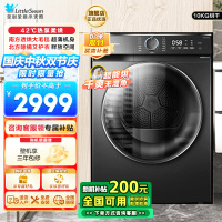 小天鹅(LittleSwan)10KG热泵烘干机家用干衣机AI正反转祛味除螨除潮回南天烘干机超薄TH100-HL02T