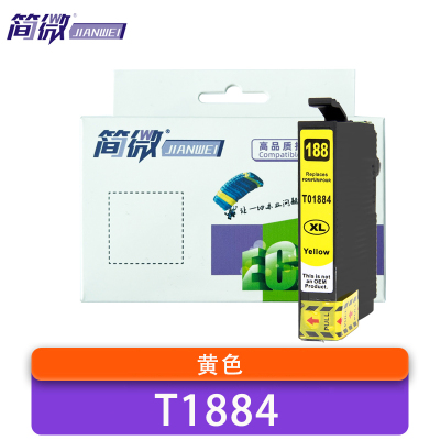 简微 墨盒 T1884 黄 支
