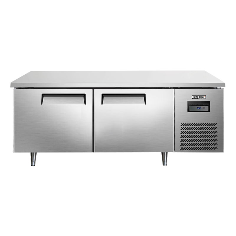 星星 1.5*0.6米铜管双温工作台后厨保鲜柜不锈钢全铜管操作台厨房商用奶茶操作台TS-15TA6