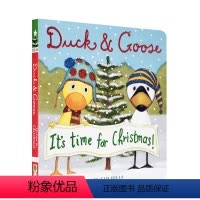 [正版]进口英文原版Duck And Goose It's Time for Christmas 圣诞节 纸板书 小黄