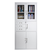 东升顺收纳柜财务档案柜资料柜加厚文件柜办公室带锁铁皮柜偏三内保柜