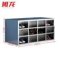 班龙不锈钢鞋柜双面24格个