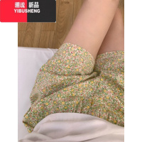 YIBUSHENG馨帮帮 季居家小碎花短裤女2024新款印花高腰显瘦休闲睡裤百搭