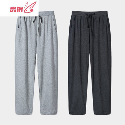 2件装男士家居裤长裤薄款睡裤宽松休闲居家裤运动裤费琳