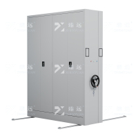 臻远ZY-MJJA-30 电动密集架移动档案柜钢制轨道密集柜 通门 一列2组