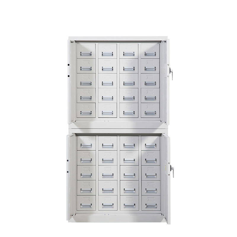 锦北 护照柜会计印章保密柜带抽屉电子锁财务公章储物柜 分体40抽