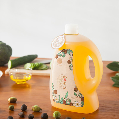 茶油野山茶油纯正食用油正宗野生山茶籽油冷榨湖南茶油2L装均码