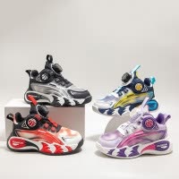 青少年20265秋冬季新款皮面透气男童篮球鞋男孩女孩儿童运动鞋