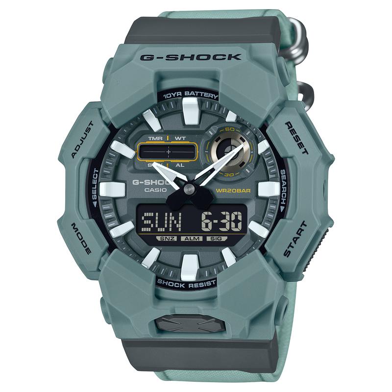 卡西欧(CASIO)多功能环保男士石英手表耐用防震长续航商务休闲两用防水户外运动表