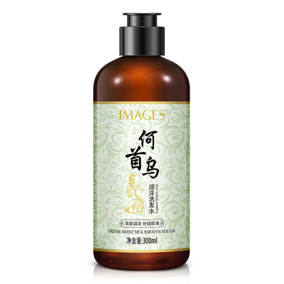依若琳何首乌润泽清爽柔顺洗发露300ml滋润去屑止痒洗发水男士女士家庭装留香毛躁蓬松头发