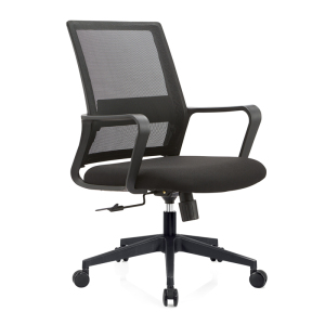 红星鼎龙 办公椅电脑椅子网布职员会议椅培训椅久坐不累靠背椅弓形椅