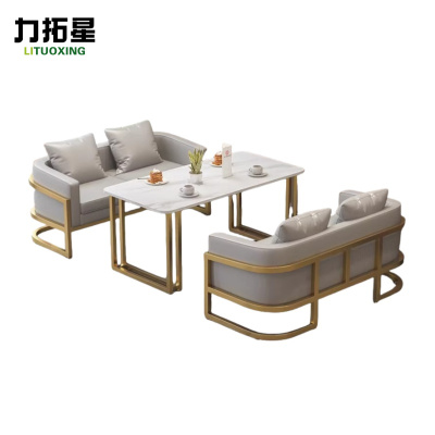 力拓星 办公沙发 2+2+茶几 套