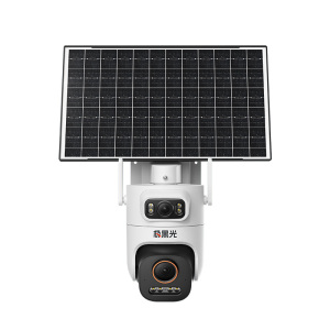 小湃Z8D太阳能监控双摄摄像头4G免流量户外免插电远程360度高清全彩夜视