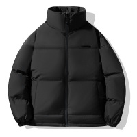 羽绒服情侣男士秋冬季新款白鸭绒潮牌立领保暖面包服青少年外套男