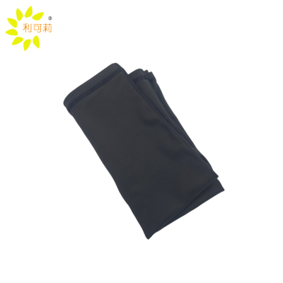 利可莉 保暖防寒脖套 围脖 加长 薄绒黑色 个