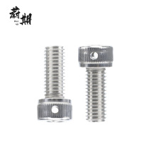 蔚期 不锈钢圆柱头内六角头部带孔螺钉 M10*55 个