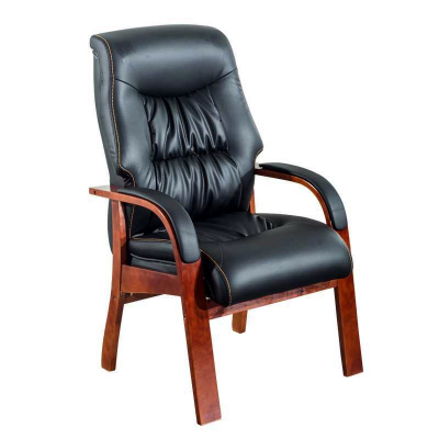 锦北 班台椅电脑椅办公椅会议椅麻将椅棋牌椅高背老板椅 8662曲木