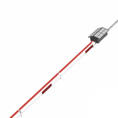 倬屹(ZHUOYI)ZWJ004 DC3.7V 6W IP66 LED 太阳能斜拉线警示灯 黑色