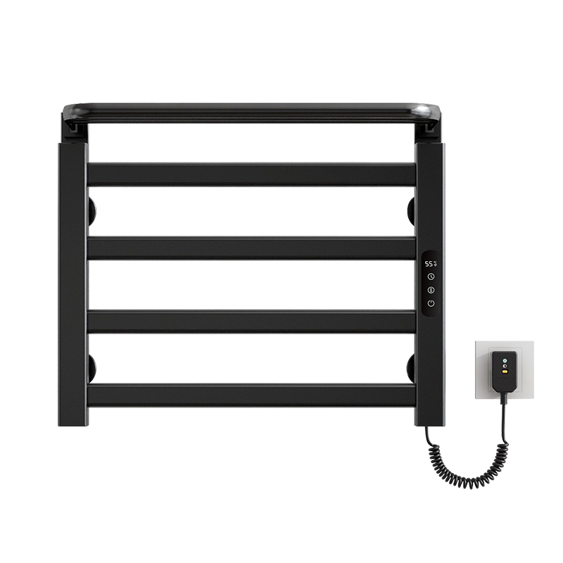 SIOYIE芯毅 智能电热毛巾架家用浴室卫生间毛巾杆电加热恒温浴巾烘干置物架免打孔安装R325(自行安装)