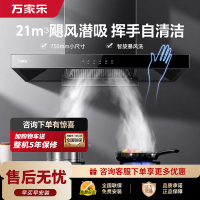 万家乐 抽油烟机 欧式油烟机自清洗20m³/min大吸力 挥手感应一级能效 家用免拆洗吸油烟机CXW-300-AT051