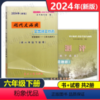 书+试卷 共2册(不含答案) 六年级下 [正版]2024年新版 现代文品读文言诗文点击 6年级下册/六年级第二学期 书+