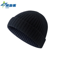 博步禾 针织帽 毛线帽 顶