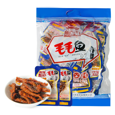 靖港古镇毛毛鱼湖南特产即食香辣小鱼仔休闲零食辣味小吃批发