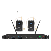 惠度(HuiDu)无线一拖二话筒头戴会议麦克风 BS-G20T(销售单位:套)