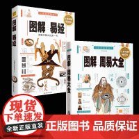 图解易经+图解周易大全 共2册 正版国学经典 易经起源易经的智慧易经入门精通 全集全书
