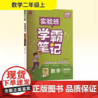暂AK课标数学2上(苏教版)/实验班学霸笔记 严军 编 小学教辅文教 正版图书籍 江苏人民出版社
