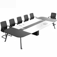 鑫睿辉 办公 会议桌 3600*1380*750mm 黑白色 张