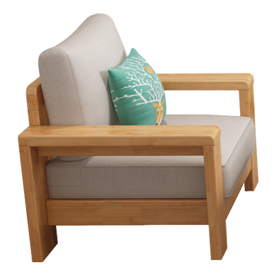 臻远 ZY-SMSF-13 北欧实木沙发简约家用沙发 单人位