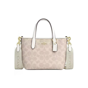 COACH/蔻驰City 23经典老花按扣托特包Tote包购物袋皮革单肩包小号女款