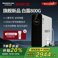 汉斯顿/Hunsdon净水器家用直饮自来水过滤厨房净化反渗透ro净水机800G大通量白露2L/min直饮出水