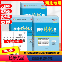 语文[人教版]河北专版 七年级上 [正版]2024新版天利38套初中培优卷七八7-8年级上下册语文数学英语物理政治历史生