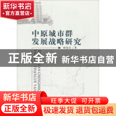 正版 中原城市群发展战略研究 梅宪宾 中国社会科学出版社 978750