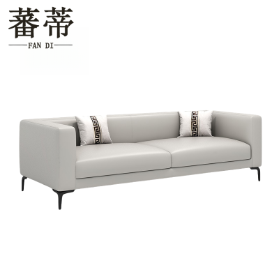 蕃蒂会客沙发三人位张