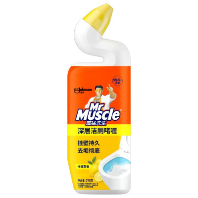 威猛先生深层净力洁厕啫喱750g 柠檬草香 单位/瓶