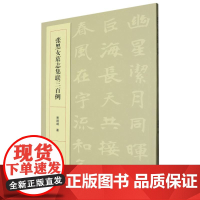 张黑女墓志集联三百例