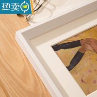 敬平实木大相框挂墙A3营业执照4K素描装裱画框外框拼图框定制任意尺寸 白色 定制尺寸联系客服[限2m内]