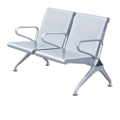 晋舰 靠背排椅中间带扶手加厚机场银行车站医院等候椅连椅两人位无垫