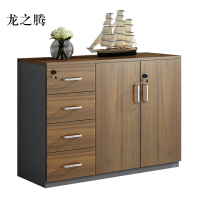 龙之腾办公室矮柜储物柜文件柜2门4抽屉