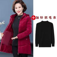 迪鲁奥(DILUAO)棉服妈妈秋冬装外套中长款中老年女冬装洋气